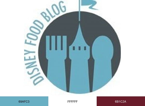 Disney Food Blog brand color palette