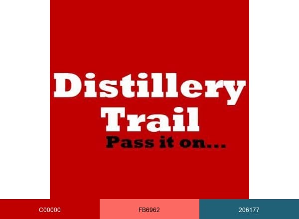 Distillery Trail brand color palette