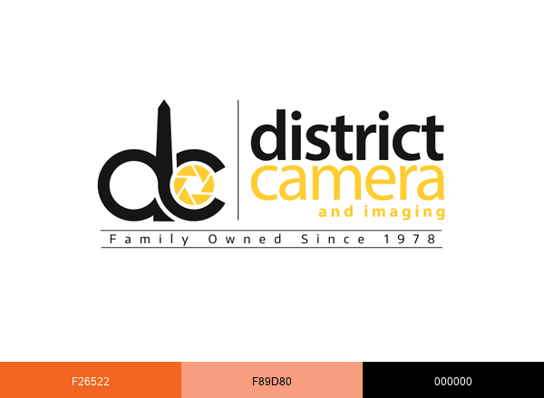 District Camera and Imaging brand color palette