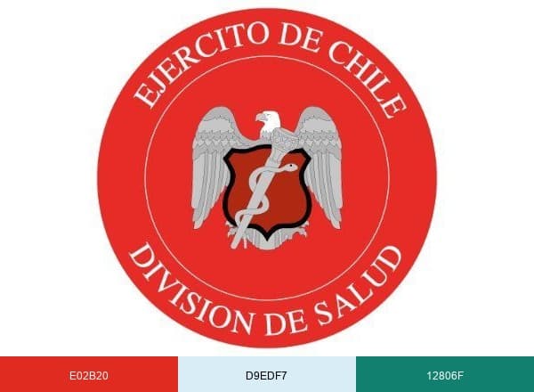División de Salud del Ejército brand color palette