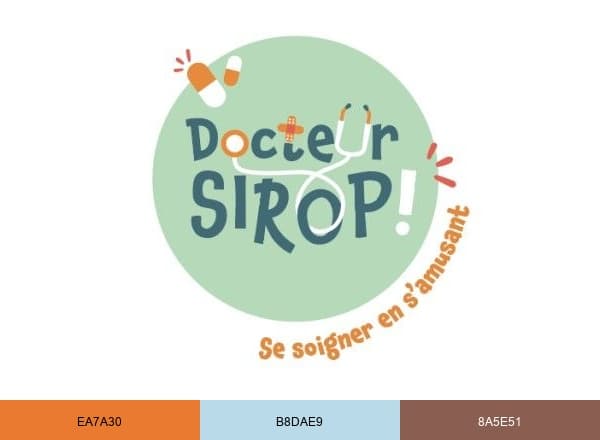 Docteur Sirop 🩺 brand color palette