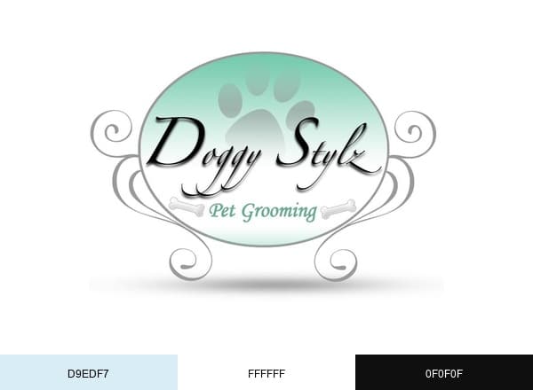 Doggy Stylz Pet Grooming brand color palette