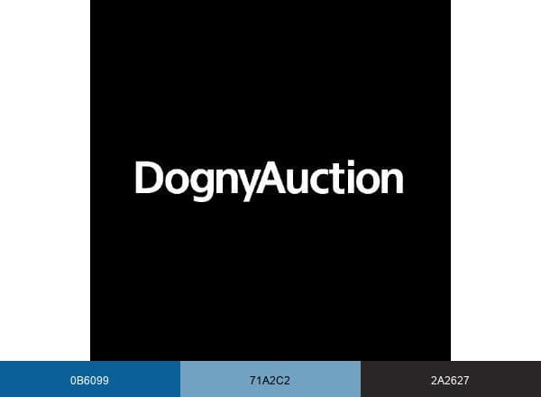 Dogny Auction brand color palette