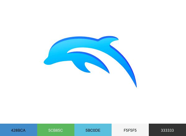 Dolphin Emulator brand color palette