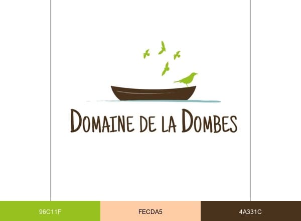 DOMAINE DE LA DOMBES brand color palette