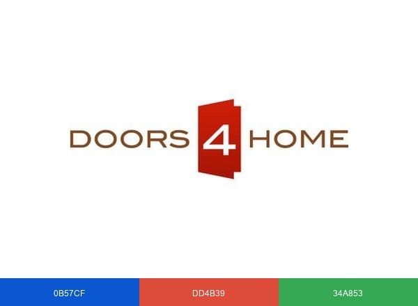 Doors 4 Home brand color palette