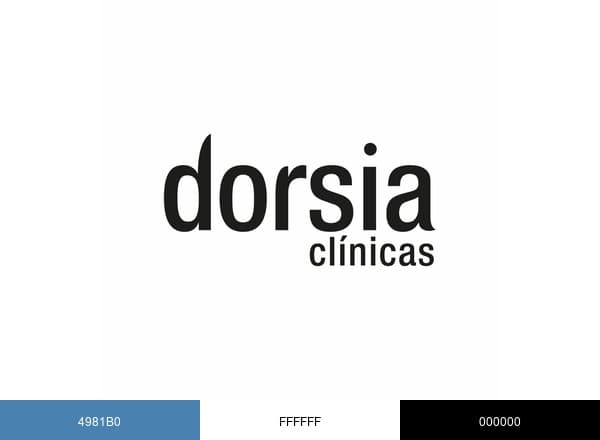 Clínicas Dorsia Portugal brand color palette