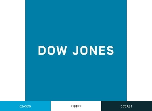 Dow Jones brand color palette