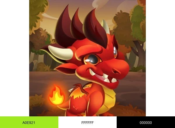 DragonCity brand color palette