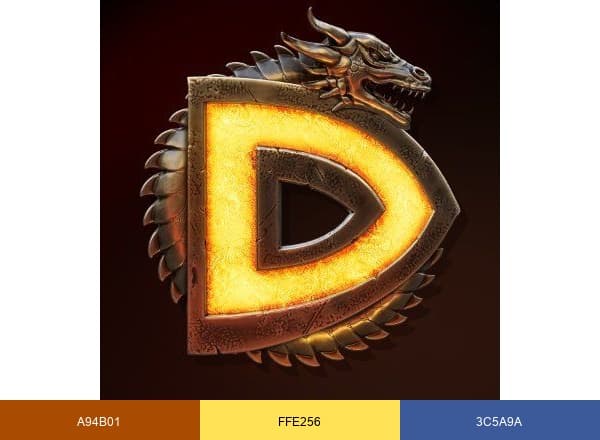 Drakensang Online brand color palette