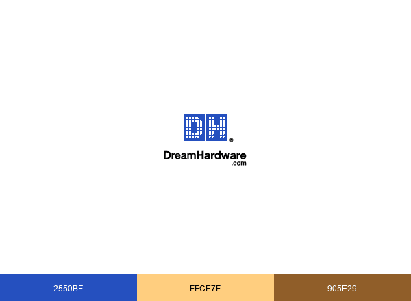 – Dream Hardware brand color palette