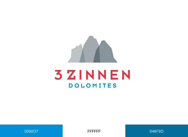 3 Zinnen Dolomites brand color palette