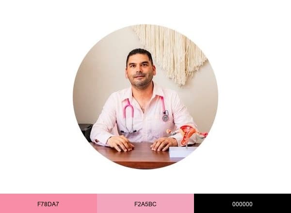 Dr Misael Ramos brand color palette