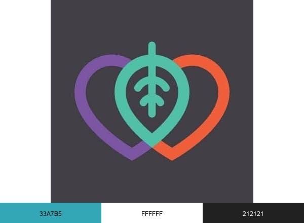 Drug Rehab brand color palette