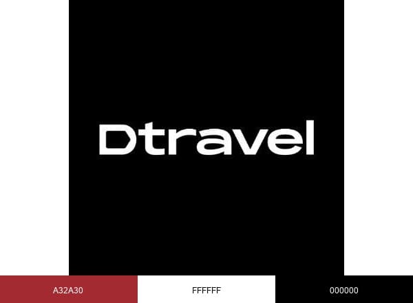 Dtravel brand color palette