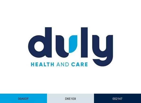 Duly Health and Care brand color palette