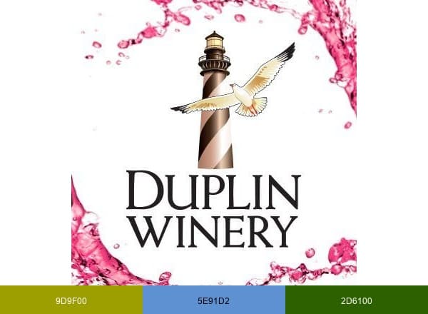 Duplin Winery brand color palette