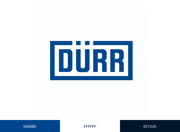 Dürr brand color palette