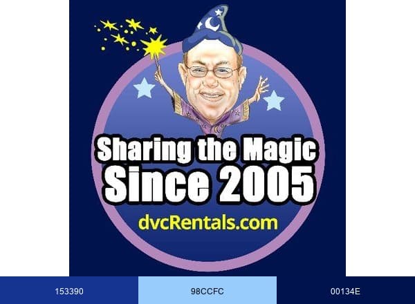 DVC Rentals brand color palette
