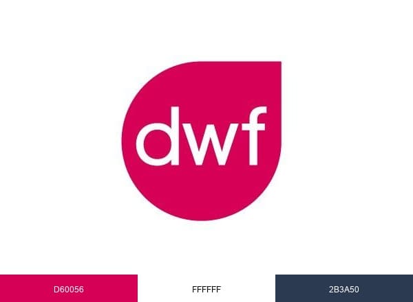 DWF Group brand color palette