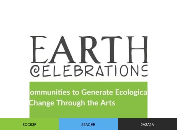 Earth Celebrations brand color palette