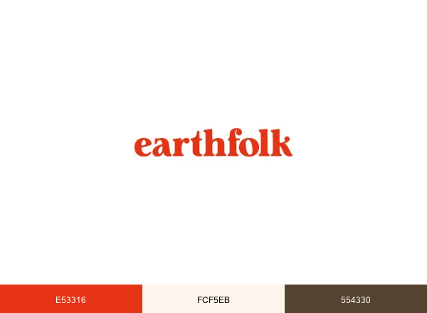Earthfolk brand color palette
