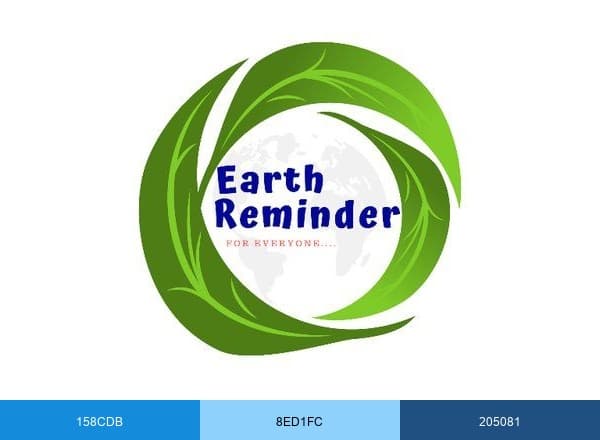 Earth Reminder brand color palette