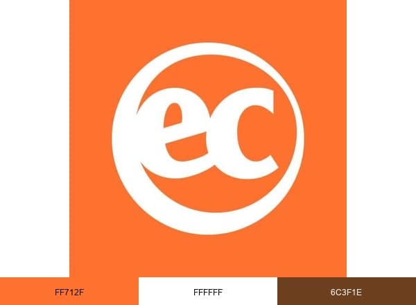 EC English brand color palette