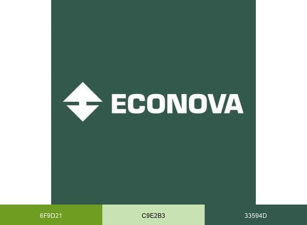 Econova brand color palette