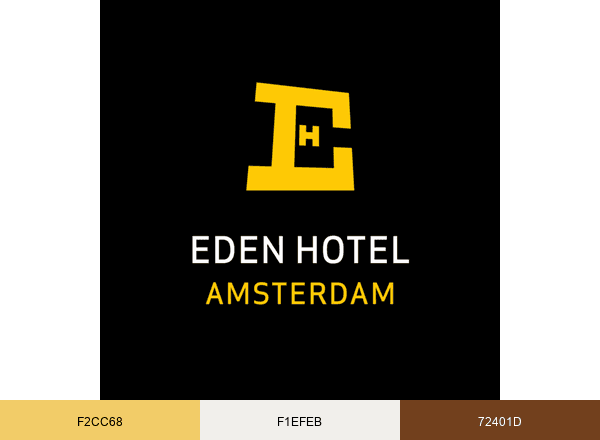 Eden Hotel Amsterdam brand color palette