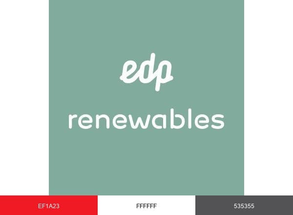 EDP Renewables brand color palette