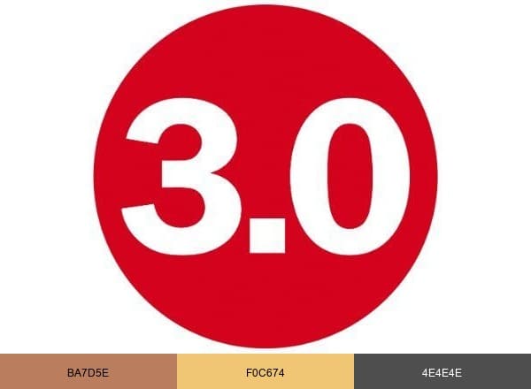 EDUCACIÓN 3.0 brand color palette