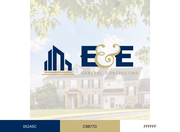 E&E General Contracting brand color palette