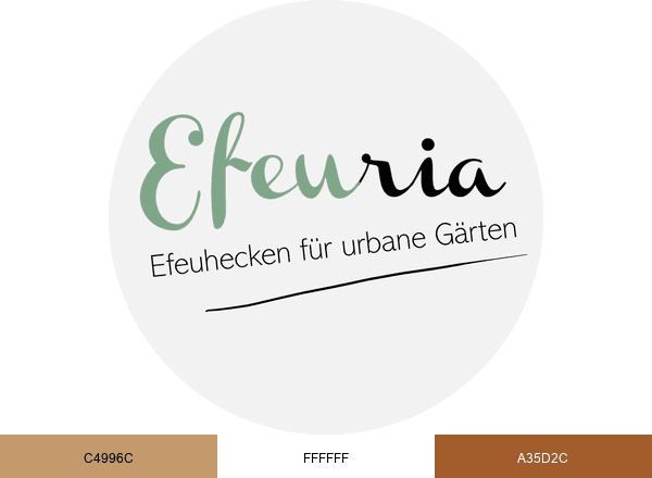 Efeuria brand color palette