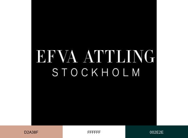 Efva Attling brand color palette