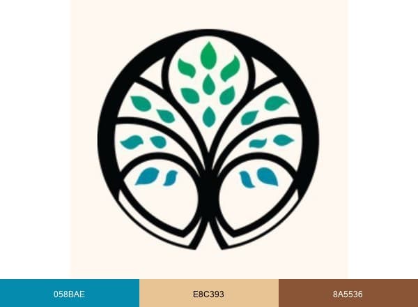 Elite DNA Behavioral Health brand color palette