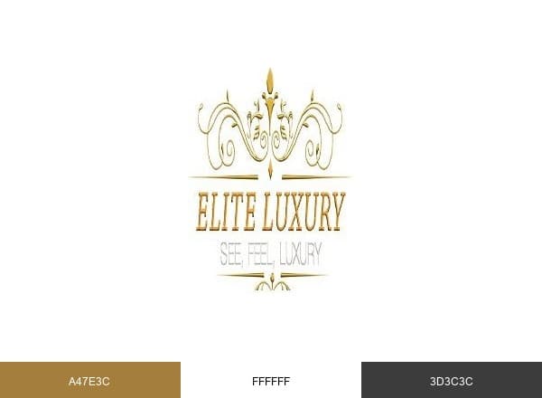 Elite Luxury Gold Plating brand color palette