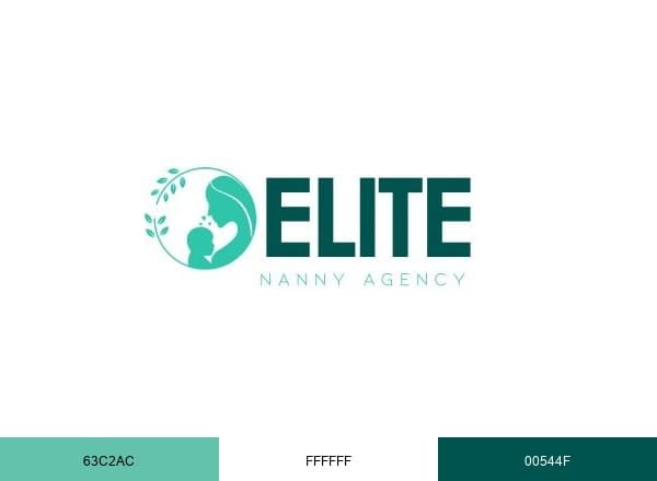 Elite Nanny Agency brand color palette