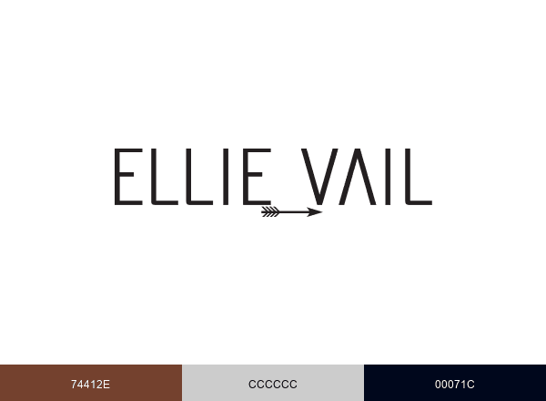 Ellie Vail Jewelry brand color palette