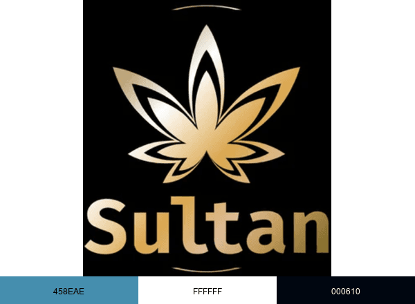 Sultan CBD brand color palette