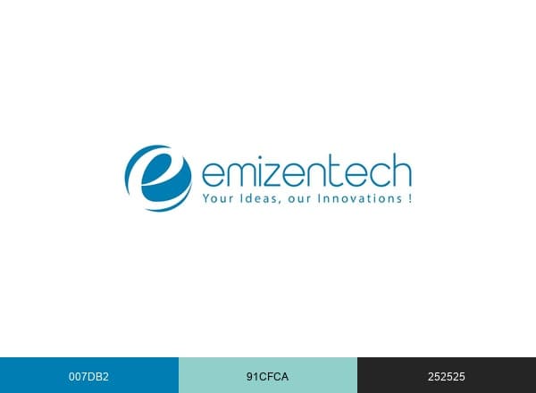 Emizen Tech brand color palette