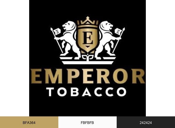Emperor Tobacco Mozambique brand color palette