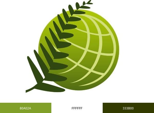 Emploi Environnement brand color palette