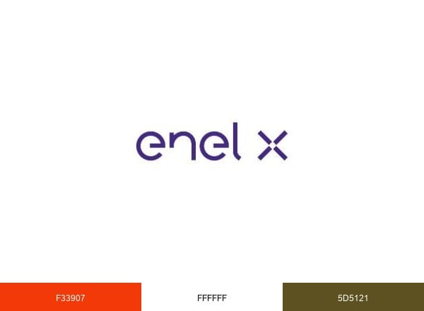 Enel X brand color palette