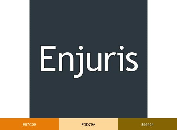Enjuris brand color palette