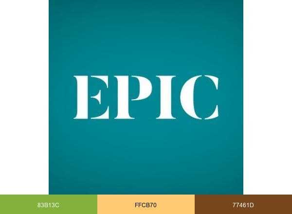 EPIC The Irish Emigration Museum brand color palette