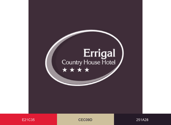 Errigal Hotel brand color palette