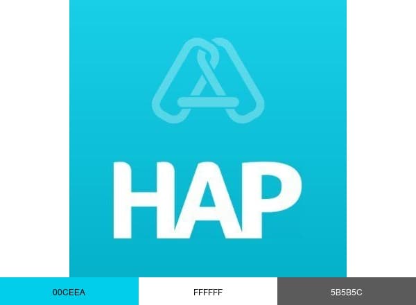 HAP brand color palette