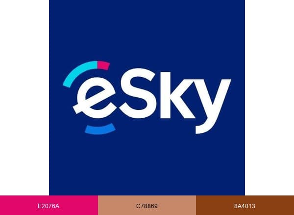 eSky brand color palette