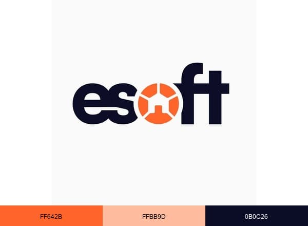 Esoft brand color palette